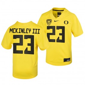 Verone McKinley III Oregon Ducks Yellow 2021-22 College Football Untouchable Youth Jersey